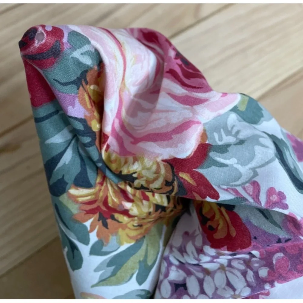 2 Ralph Lauren Allison Floral Pillow Shams Standard